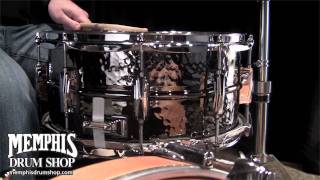 Video thumbnail for Ludwig 14x6.5 Hammered Black Beauty Snare Drum (LB417K) by Memphis Drum Shop