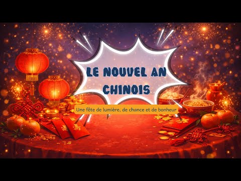 Le Nouvel An Chinois 2026, Une fête de lumière, de chance et de bonheur. Video éducative.