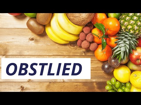 Fruit Song | Song about Fruit | German fruit song