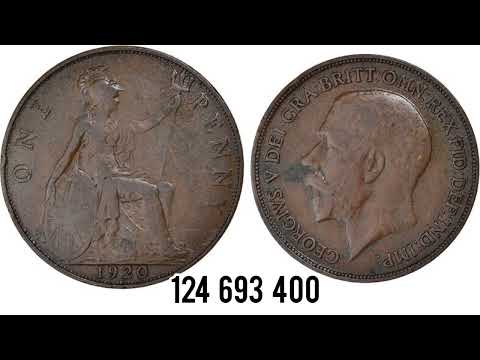 UK 1920 ONE PENNY Coin VALUE + REVIEW