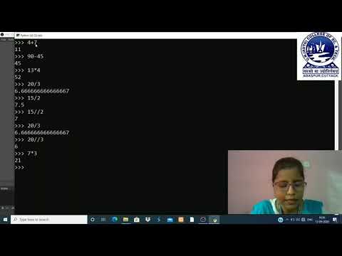 Python Use Of Basic Elements Python As A Calculator