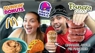 TRYING NEW VIRAL FAST FOOD MENU ITEMS!! *FALL EDITION*
