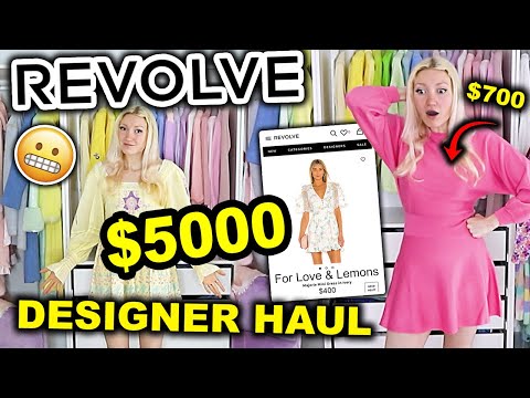 我在revolve上花了5000美元！！！設計師試穿 2021 | for love and lemons, love shack fancy & more (I SPENT $5000 ON REVOLVE!!! DESIGNER TRY ON HAUL 2021 | FOR LOVE AND LEMONS, LOVE SHACK FANCY & MORE)