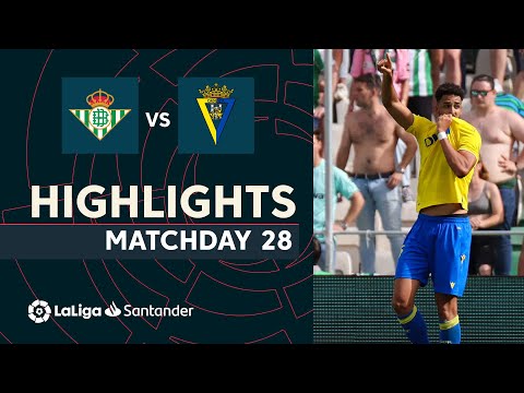 Highlights Real Betis vs Cádiz CF (0-2)
