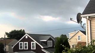 preview picture of video 'Tornadic Supercell In Peabody, Massachusetts *HD FOOTAGE* w/Funnel Cloud'