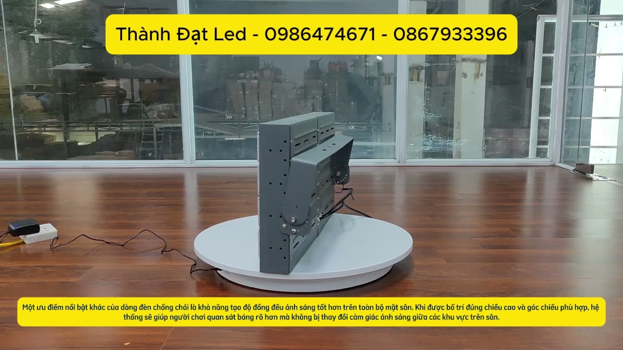 Video hiệu quả chiếu sáng đèn tennis module 400W TDL TDLF-MKH400