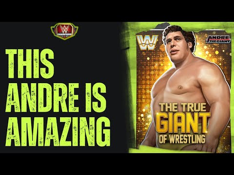 The True Giant of Wrestling-Striker Andre-6 Star Silver-WWE Champions