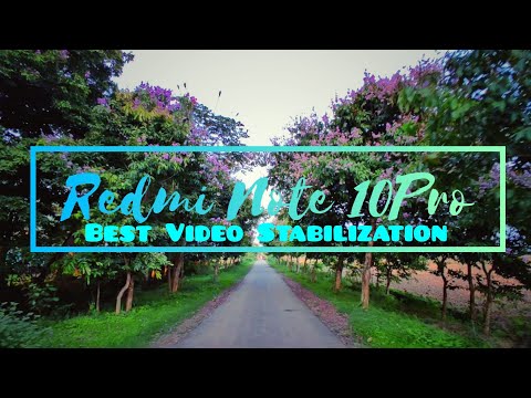 Best Video Stabilization (EIS) Redmi Note 10 Pro  4K UHD