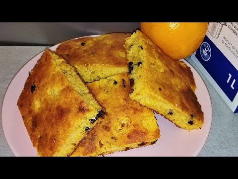 Orange And Raisin Cake Recipe.