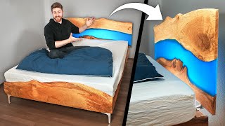 Designer Bett bauen! (Epoxy River-Bett)