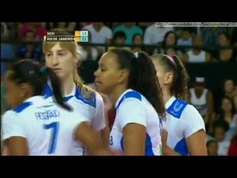 Superliga Feminina de Volei 2013/2014 - Sesi SP 1 x 3 Unilever Rexona