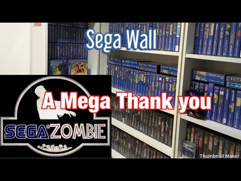 Sega wall -  a Mega Thank You - Retro waffle - pick ups