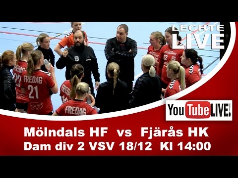 2016-12-18 DIV2 DAM VSV Mölndals HF vs Fjärås HK (22-22)