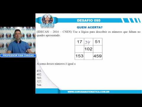 DESAFIO 095 - QUAL A SOMA CORRETA? (www.gurudamatematica.com.br)
