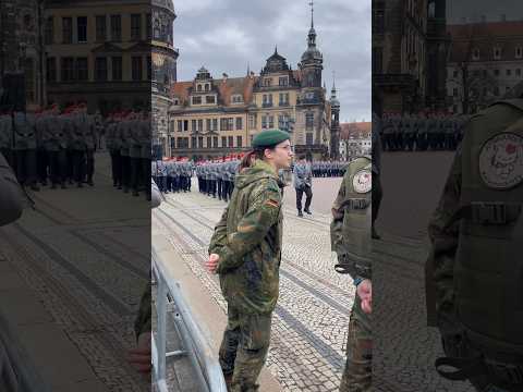 Einmarsch 2. Inspektion OSH Dresden 🦅🇩🇪 #bundeswehr #militär #tradition #soldaten #parade