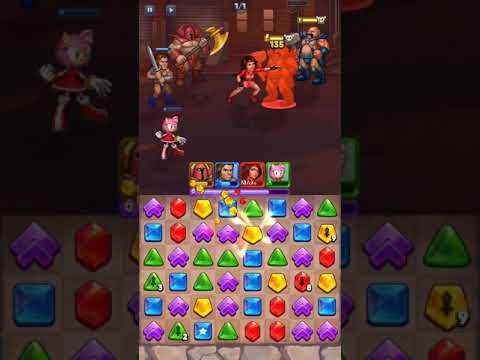 Sega Heroes stage 32 android ios gameplay