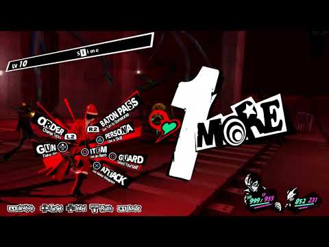 Persona 5R - Relentless trait works on single-target skills only