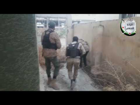 التصدي لقوات النظام من قبل فرقة فجر التوحيد في حي المنشية في مدينة درعا ضمن مجريات معركة الموت ولا المذلة