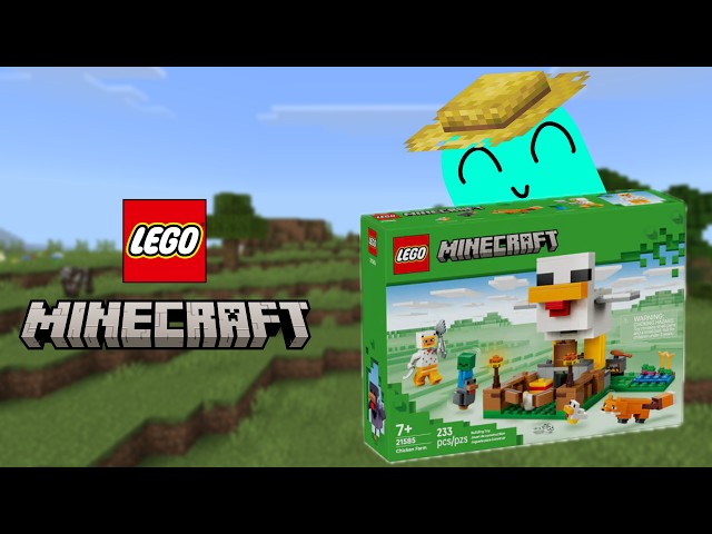 Vídeo relacionado con LEGO Minecraft La Granja de Gallinas - Granja de Juguete con Minifiguras del Fan del Pollo, Zombi Bebé y Figura de Zorro - Regalo Gamer para Niños y Niñas de 7+ Años - 21585