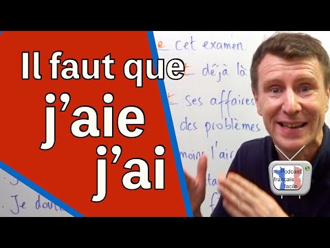 AIE - AIT - AI - EST - Comment écrire : confusion indicatif subjonctif