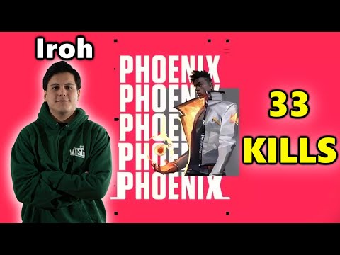 TSM Iroh - 33 KILLS - PHOENIX - VALORANT w/ Miranda