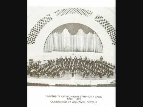 REVELLI ~ U of Mich Symphony Band plays "M" Rhapsody