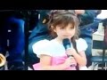 Маленькая девочка поет на чеченском 