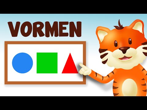 Lernen Sie niederländische Formen 🟢🔺🟦🔶 Üben Sie Formen für Kleinkinder und Kinder im Vorschulalter