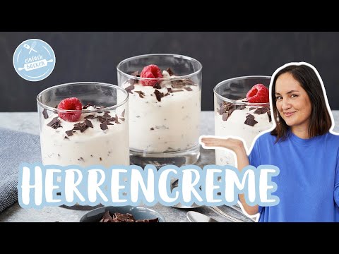 Herrencreme🍹🍮| Pudding-Dessert im Glas | Einfach Backen