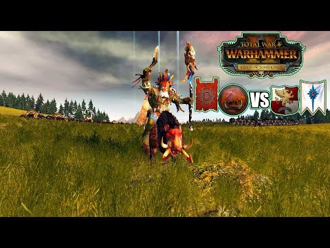 Double Trouble (2v2) Greenskins,Skaven vs Empire,Highelves - Total War:Warhammer II Battlecast #65