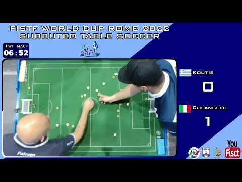 FISTF WORLD CUP ROME 2022 - Open - Gp 1 - Koutis (GRE) v Colangelo (ITA)