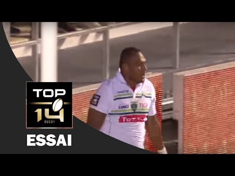 TOP 14 ‐ Essai de Mosese RATUVOU (SP) – Toulon-Pau – J26 – Saison 2016/2017