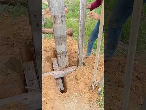 é desse jeito que se faz uma cerca que dura mais de 50 anos na roça