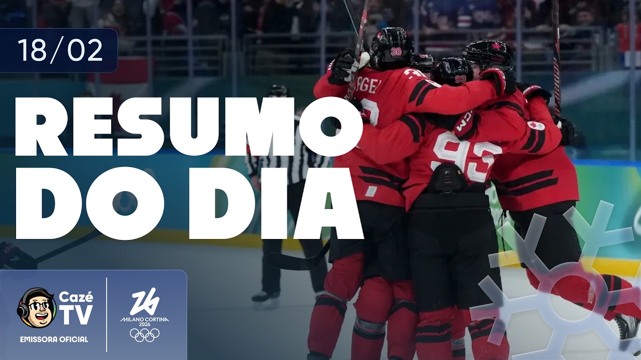 JOGO HISTÓRICO NO HÓQUEI MASCULINO! RESUMO DO 14º DIA DAS OLIMPÍADAS DE INVERNO 2026 | 18/02