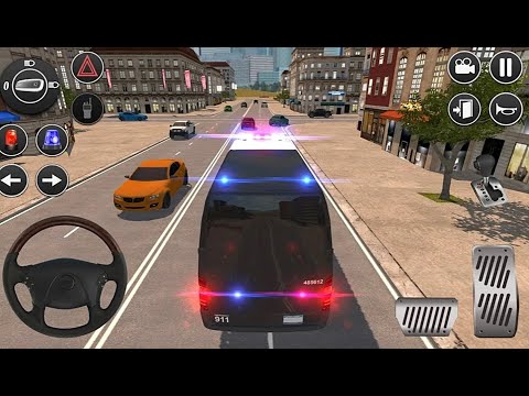American Police Van Driving - Android Gameplay FHD