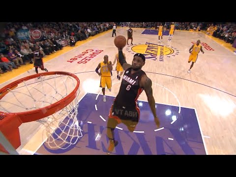 LeBron James Full Highlights 2013.01.17 at Lakers - NASTY 39 Pts, 7 Rebs, 8 Dimes,TOO STRONG!
