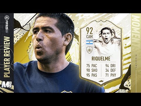 MOMENTS RIQUELME PLAYER REVIEW | 92 ICON MOMENTS RIQUELME REVIEW | FIFA 20 Ultimate Team