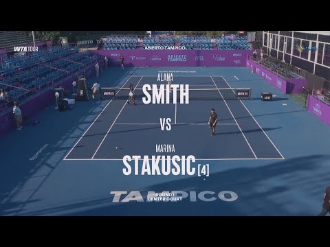 Alana Smith (USA) vs  (4) Marina Stakusic (CAN) - Game, Set and Match