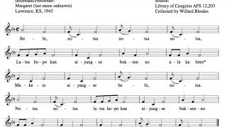 Creek Lullaby (1943) - Library of Congress AFS 12,203