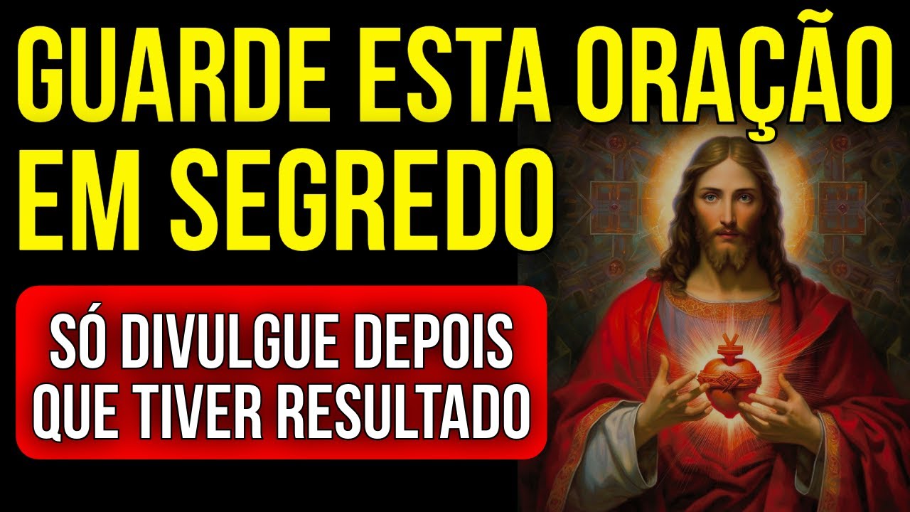 ESCUTE ESTA ORAÇÃO DORMINDO, MAS GUARDE EM SEGREDO | SÓ DIVULGUE DEPOIS QUE TIVER RESULTADO