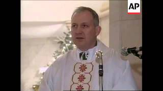 KOSOVO: PRISTINA: CHRISTMAS MIDNIGHT MASS