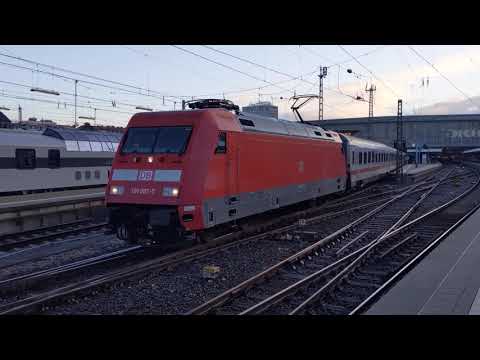101 087-5 mit IC 1298 München Hbf nach Karlsruhe Hbf