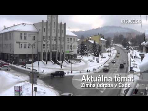 Čadca: Zimná údržba v meste mizerná