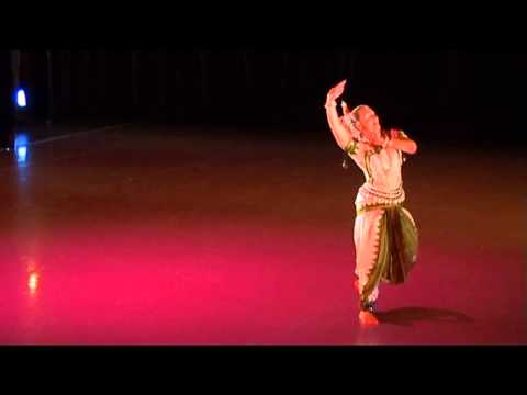 "SurSadhana 2013" . Kristina Luna in Odissi style.