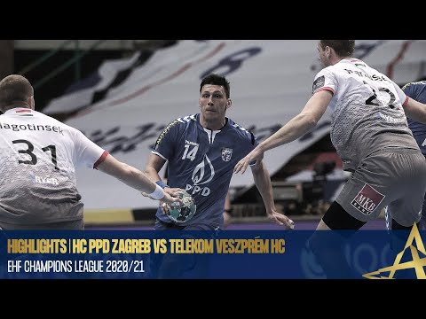 HIGHLIGHTS | RK Zagreb vs Telekom Veszprem HC | Round 13 | EHF Champions League Men 2020/21