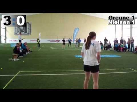 ISBO Speedminton(R) German Open 2014 - Final Ladies - Greune (GER) - Nielsen (SWE)
