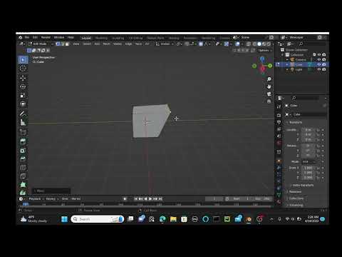 How to use proportional editing in Blender!