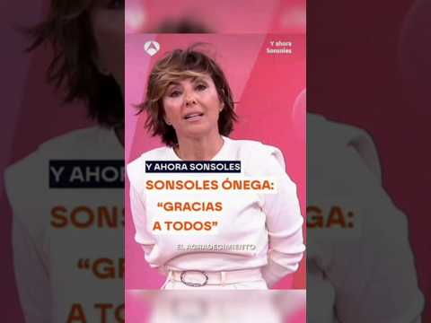 ♥️SONSOLES ONEGA AGRADECE LAS MUESTRAS DE CARIÑO PUBLICAMENTE tras la muerte de su padre Fernando