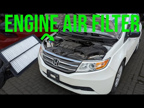 How to Replace Engine Air Filter - Honda Odyssey (2011-2017)