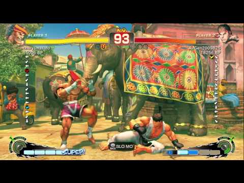 Air [Ryu] vs charysmasato [Adon] SSF4 Japanese Online Ranked Matches - TRUE-HD